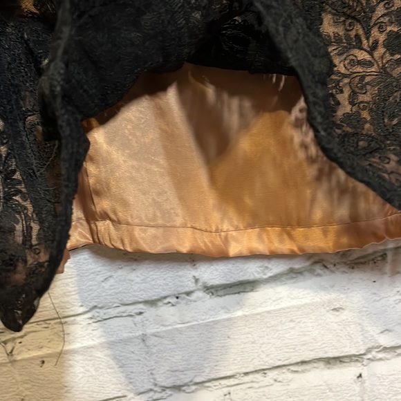 Nanette Lepore Black Lace Cordet Style Top - Picture 6 of 7